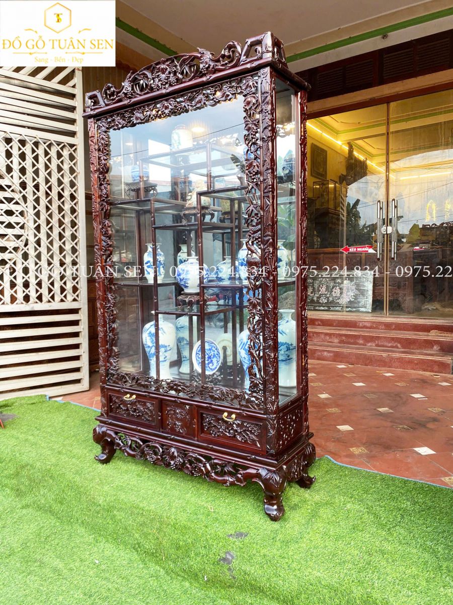  Hình ảnh Tủ bày đồ Trúc nho 